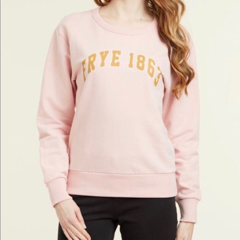 FRYE 1863 Logo crew neck sweater